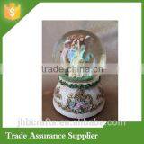 Angel Deer Bunny, Angel With Flute Hummingbirds Base, Water Globe thumbnail-4