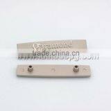 CR-ML00023 Custom Logo Engrave Metal Logo Label Sew for Leather thumbnail-3