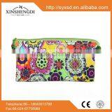 SDF035 Pencil Case, Wholesale High Quality Floral Print 100% Cotton Quilted Pencil Bag thumbnail-3