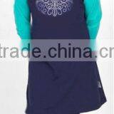 Wholesale Simple Style One Piece Cute Children Muslim Swimwear thumbnail-3