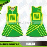 Custom sublimated netball bodysuit