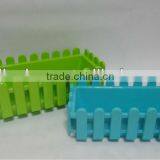 Folwer fence pot,platic fence pot,plastic decoration fence pot