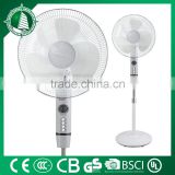 China supplier solar stand fan with battery