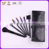 Seven-piece High-grade Goat/Nylon Brush Set With Black Cosmetic Bag thumbnail-4
