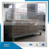 Galvanized Foldable Baskets Crate Pallets Steel thumbnail-1