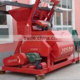 Twin Sheft 500L Concrete Mixer Prices in India /JS500 Mixer for Concrete thumbnail-2