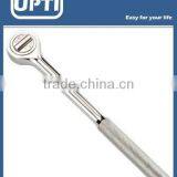 1/4" Dr. Round Head Ratchet Handle With Knurling Handle thumbnail-1