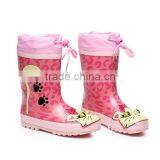 Custom Made Boys and Girls Children Cute Rubber Rain Boots With Cuff thumbnail-4