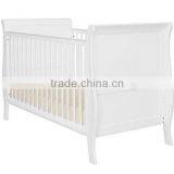 Deluxe 3 in 1 Baby Sleigh Cot / Baby Cot / Wooden Baby Cot thumbnail-4