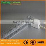 Halogen Quartz Glass Heraeus Gold Heat Lamp for Drying Coating on Paper thumbnail-1