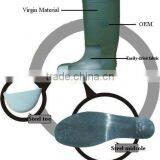 2015 HOT Rain Safety Work Shoes Boots,PVC Mining Safety Boots With Steel Toe thumbnail-6