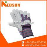 Customized Regular Working Cow Split Leather Safety Gloves thumbnail-1