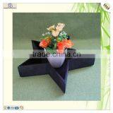 Ornament Art Work Home Decor Black Color Wooden Star thumbnail-4