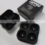 New Round Ice Balls Maker Silicone Tray Four Large Sphere Molds thumbnail-6