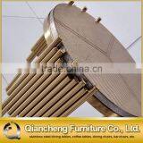 Middle East Golden Round Side Table Sofa Corner Table thumbnail-3