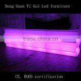 Led Illuminated White Portable Bar Table thumbnail-4