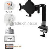 Black Clamp 7"-9" Lock Series Pad and Tablet Stand