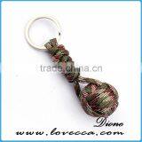 Fashion survival knot bracelet paracord for key chain