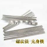 WNL-912 Twisted Handle Stainless Steel Travel Chopsticks thumbnail-1