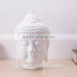 Customized Plastic Buddha Statue White Resin thumbnail-2