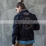 China Suppliers Custom Bomber Jackets Popular Denim Jackets for Men thumbnail-1