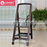 High Quality 3 Step Wood Fold Step Stool Multifunction Step Ladder thumbnail-1