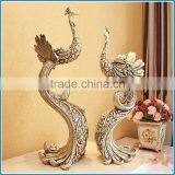 European Style Resin Peafowl Crafts, Resin Statues thumbnail-1