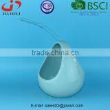 BSCI Audit Factory Hot Sales EASTER Decorations Ceramic Egg Basket Planter, Hanging Plant Pot thumbnail-4