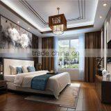 BISINI Chinese Style Wood Bedroom Design in Hotel thumbnail-1