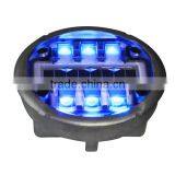 Waterproof IP68 Aluminum Alloy Burial Type Solar Powered (Charging) LED Cat Eye (Road Stud / Pavement Marker) MS-110