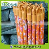 House Cleaning Products Flower Design Pvc Wood Stick Broom Parts thumbnail-1