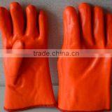 Long Sleeve Fluorescent Pvc Winter Use Gloves thumbnail-1