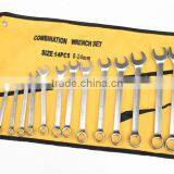 CVR Combination Wrench Spanner 14 PCS Sets Satin Finish Combination Spanner