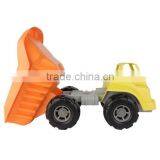 Dongguan Toy Big Plastic Dump Truck Yellow Cab and Orange Dump From ICTC Factory thumbnail-2
