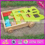 2016 New Design Preschool Pull and Push Wooden Toddler Building Toys W13C033 thumbnail-6