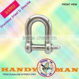 Stainless Steel D Shackle thumbnail-1