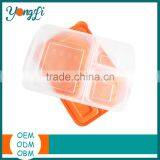 BPA Free 3 Compartment Plastic Leakproof Food Container thumbnail-1