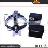 SENHANS SH-6625 Superbright Plastic LED Headlamp, 2*LED 120 Lumens Portable LED Headlamp With Headlight Bag thumbnail-3