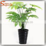 Indoor & Outdoor Artificial Big Green Leaves Artificial Plant thumbnail-6
