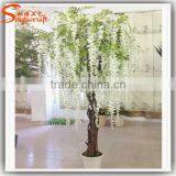 20160620 SongTao White Artificial Wisteria Tree Custom Canopy Silk Wisteria Tree thumbnail-1