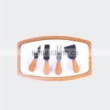 Hot Sale Bamboo Cheese Board Set With Knifes thumbnail-3