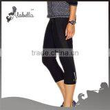 Womens Slim Promotional Wholesale Fitness Capris Pants thumbnail-2