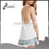 Large Armhole Tank T Strap Tank With Drop Hole thumbnail-2