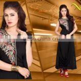 Fancy Dhoti Style Designer Embroidery Kurtis/latest Kurti Designs/kurti and Kurta/ thumbnail-1