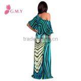 Women's One Shoulder Plus Size Cocktail Evening Elegant Long Maxi Dress thumbnail-3