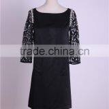 2015 New Causal 100% Cotton Three Quarter Sleeve Latest Casual Gaon Dress thumbnail-5