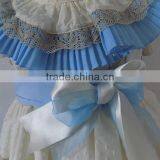 New Design Swiss Dots With Cape Collar Baby Girls Clothes Dress thumbnail-3