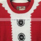 Unisex Long Batwing Sleeve Knitted Sweater Christmas Jumper Knitwear For Autumn Winter thumbnail-4