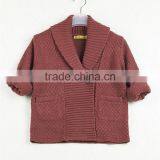 Spring Warm Knitting Sweater For Little Boys Children Thick Knitted Kimono With Button Front thumbnail-3