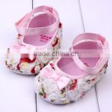 new baby girls pink lace rose flower shoes infant baby girls cotton shoes boutique shoes for prewalking